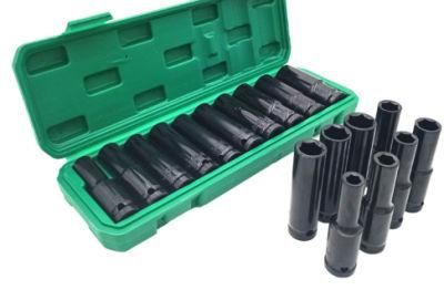 10 PCS DIY 1/2&quot; Dr. Socket Set Instrument of Vehicle Maintenance and Repair