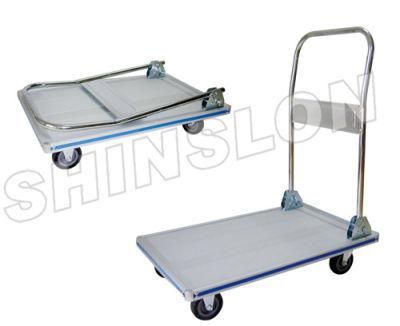 Aluminium Suppermarket Trolley Foldable Hand Truck