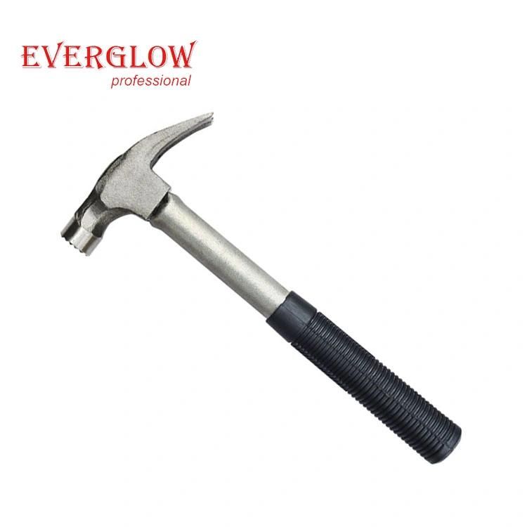 High-Quality High-Carbon Steel Precision Forged Plastic Handle 8oz Claw Hamme