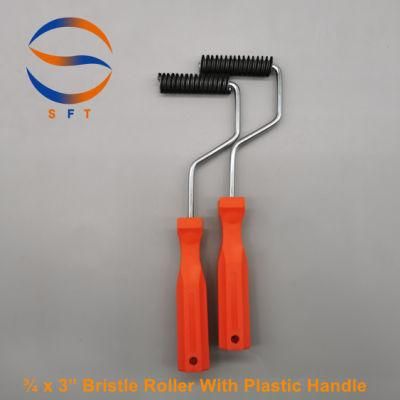 &frac34; X 3&rdquor; Bristle Rollers Laminating Rollers with Plastic Handles