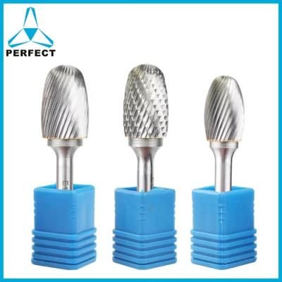 Oval Shape Single Cut Tungsten Carbide Rotary Burr