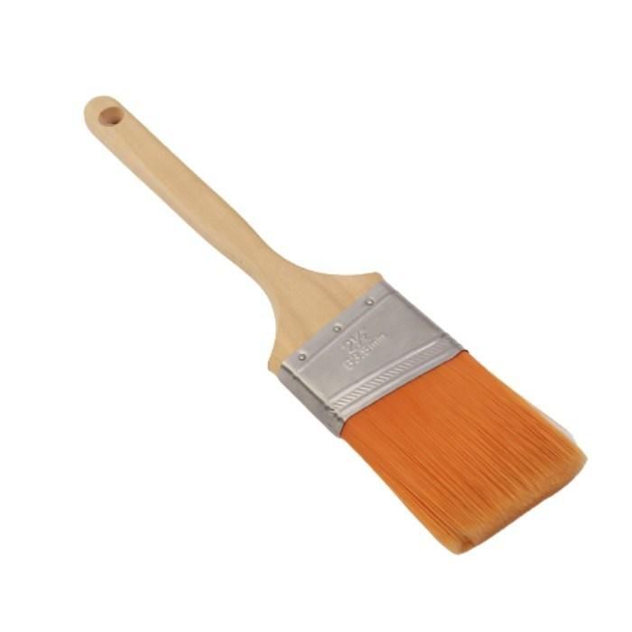 Us Market Synthetic Filament Wooden Handle Angular Sash Brushes