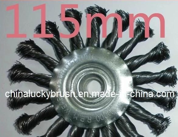 115mm Twist Knot Wheel Brush (YY-059)