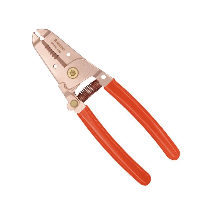 WEDO 6" High Quality Non-Sparking Pliers Beryllium Copper Wire Stripper Bam & FM Certificate