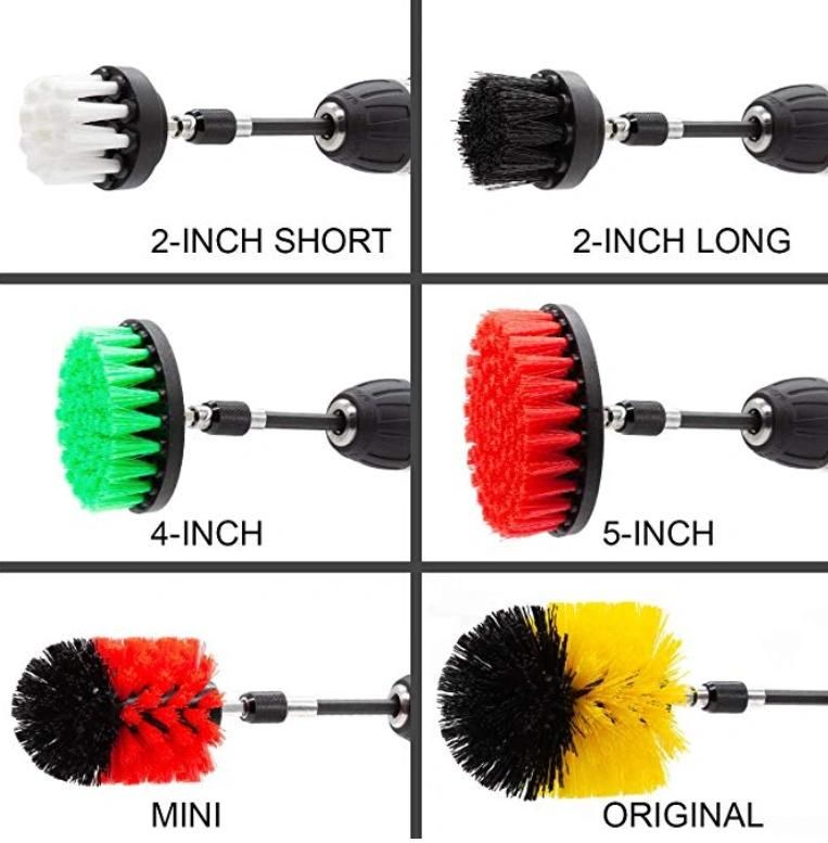 22PCS Electric Drill Cleaning Brush for Car Bathroom Floor Cleaning