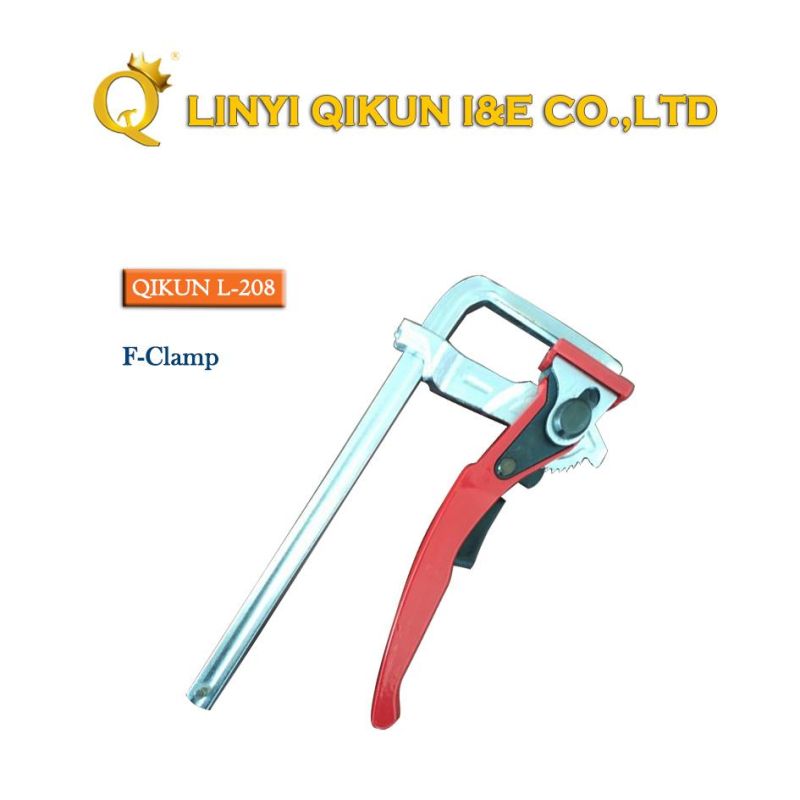 L-205 Wood Working Metal Steel Heavy Duty F Clamp