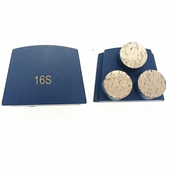 Three Button Segments Diamond Grinding Disc