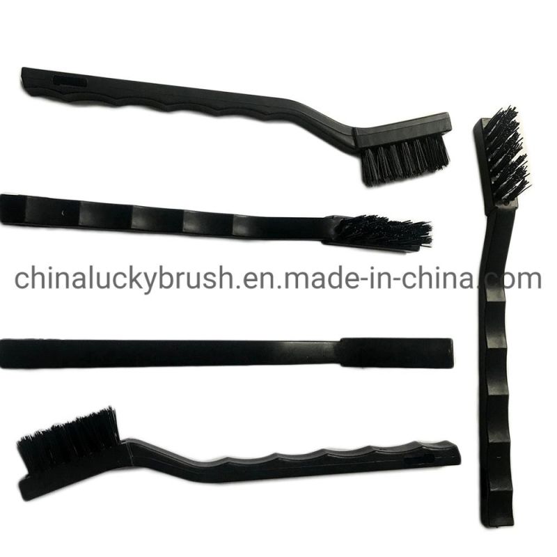 Plastic Wire Plastic Handle Cleaning Brush/Plastic Handle Steel Wire Stainless Steel Wire Rust Removal Polishing Set Brush (YY-603)