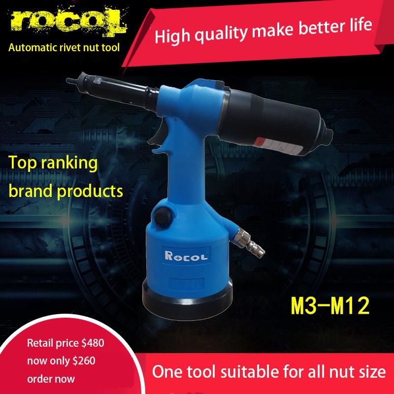 M3-M12 Pneumatic Rivet Nut Gun Tools