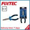 Fixtec 6&quot; CRV Metal Pliers Flat Nose Cutting Pliers