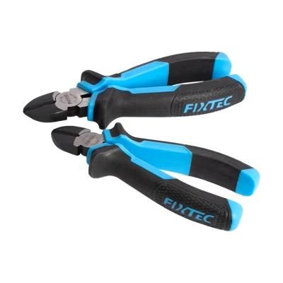 Fixtec 7&quot; CRV Metal Pliers Diagonal Cutting Plier Cutting Pliers