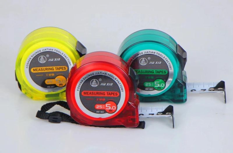 High Quality Transparent Color Steel Tape Measure Can Be Customized Color