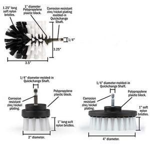 Drill Brush Pads &Kitchen Cleaning Brush&amp; Oven Rack Cleaning &Scrub Brush &Power Cleaning Brush