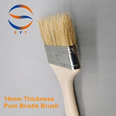 14mm Thickness Pure Bristle Brushes Construction Tools for FRP Laminating