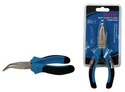 Fixtec 6&quot; CRV Bent Nose Pliers Cutting Pliers