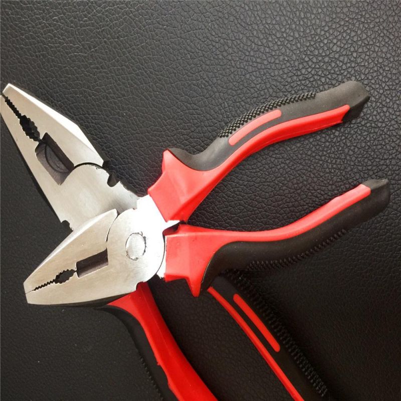 Hand Tools 6"/7"/8" Combination Pliers with Non-Slip Dandle