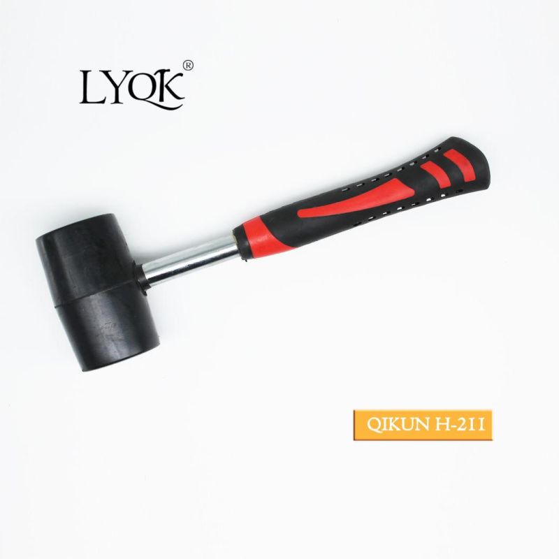 H-209 Construction Hardware Hand Tools Plastic Coated Handle German Type Stoning Stone Hammer