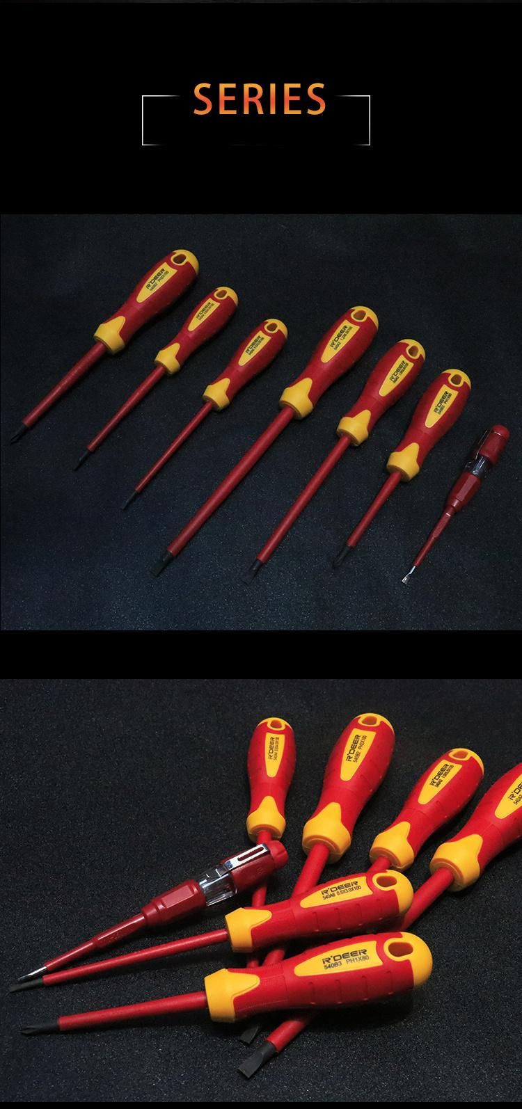 Hand Tools Fully Insulated Screwdriver Set