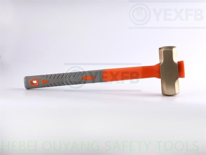 Non-Sparking Hammer Sledge Safety Tools Copper Beryllium 2500g