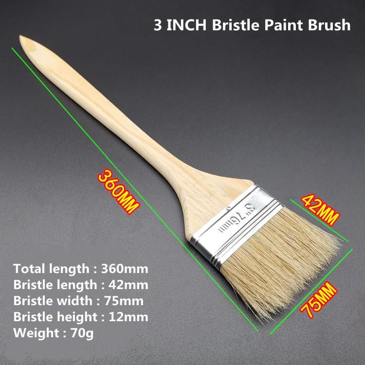 Wooden Long Handle Bristle Paint Brush Dust Removal Brush