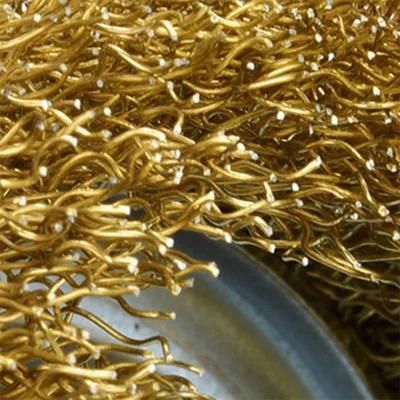 High Quality Brass Wire Cup Brush for Removing Rust and Paint