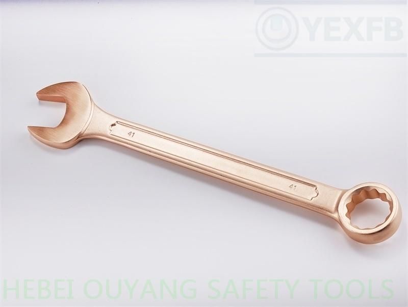 Non-Sparking Combination Spanner Wrench, 41mm, Atex Tools