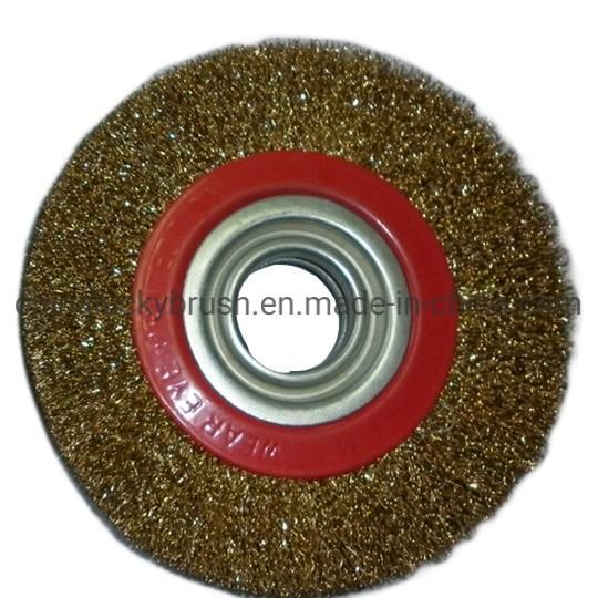 5 Inch Black Steel Wire Circular Brush Wheel (YY-044)