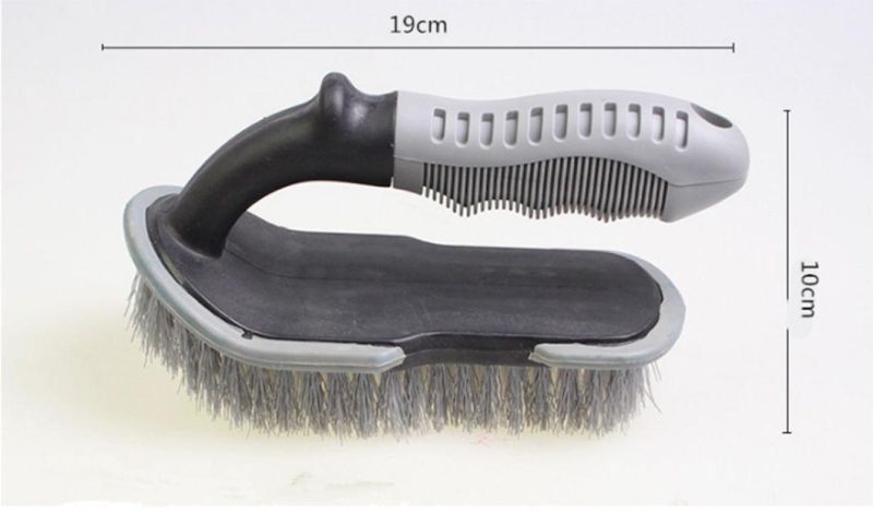 Car Wheel Brush Durable Handle Brush Floor Mat Brusher Car Tire Household Brush Cleaning Tool Esg13051