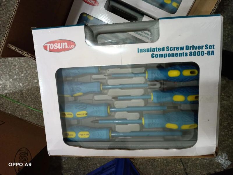 Insulated Screw Driver Set with Slotted and Philip Driver