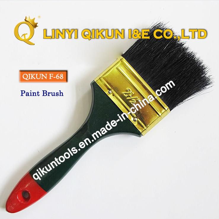 F-68 Hardware Decorate Paint Hand Tools Wooden Handle Bristle Roller Paint Brush