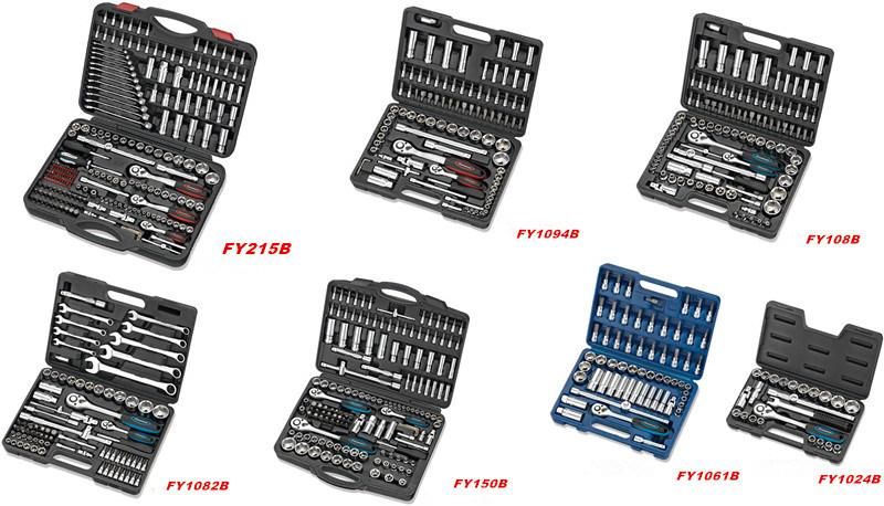 99PCS 1/4" &1/2" Dr Hand Socket Tool Set (FY1099B)