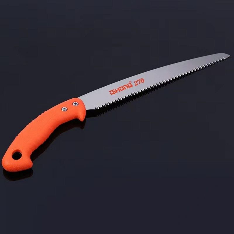 Pruning Saw with Sheath, Hand Saw with Straight Blade and Sheath, Suitable for Trimming Tree Branches and Clearing Forest Paths Wyz145878