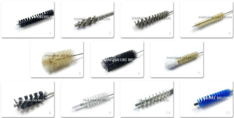 Black Nylon Bristle Gun Cleaning Brushes