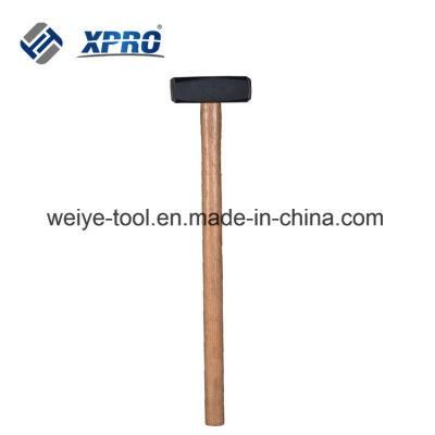 3000g S45c Stoning Hammer with Wood Handle