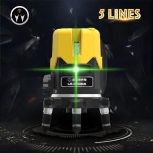 5 Line Green Land Self Leveling Beam Cross Digital Laser Level