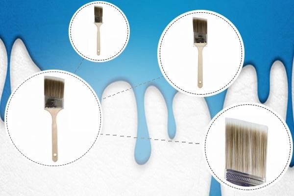 Angled Sash Cutter Paintbrush with Long Handle