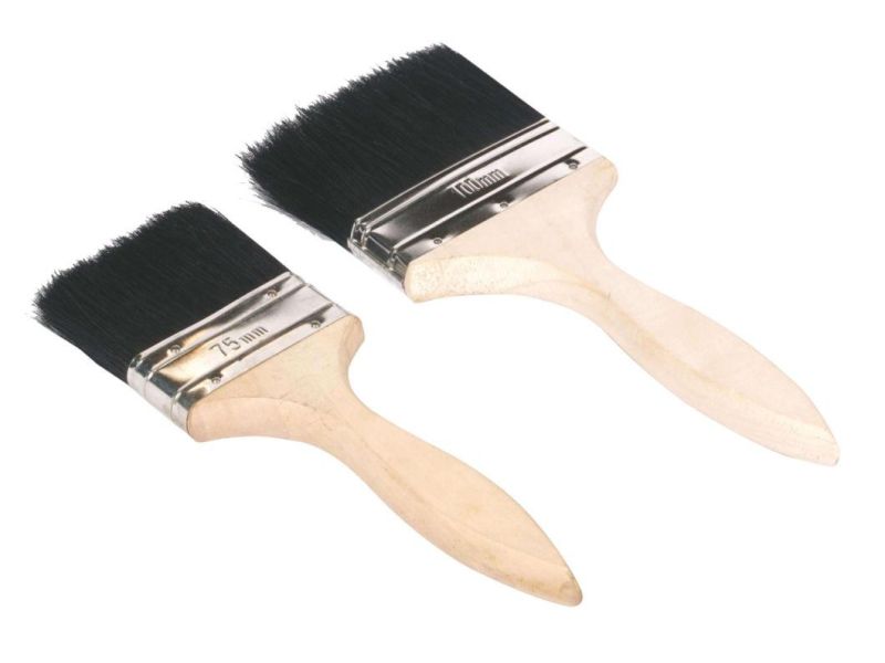 Factory Price Wholesale White Wooden Handle Paint Brush