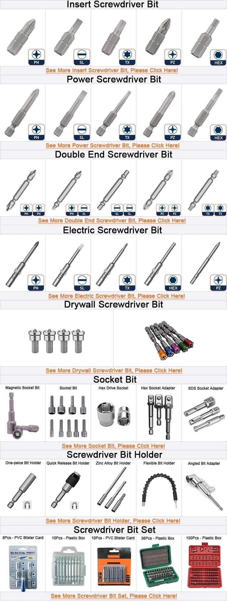 1/4 Inch Hex Shank Hex Power Screwdriver Bit