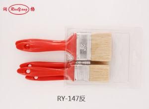 Paint Brush Set with Double Blister for Cleaning