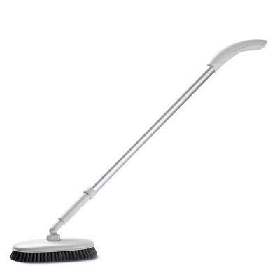 Retractable Floor Brush, Bathroom Long Handle Brush, Bristle Floor Brush, Bathtub Tile Brush