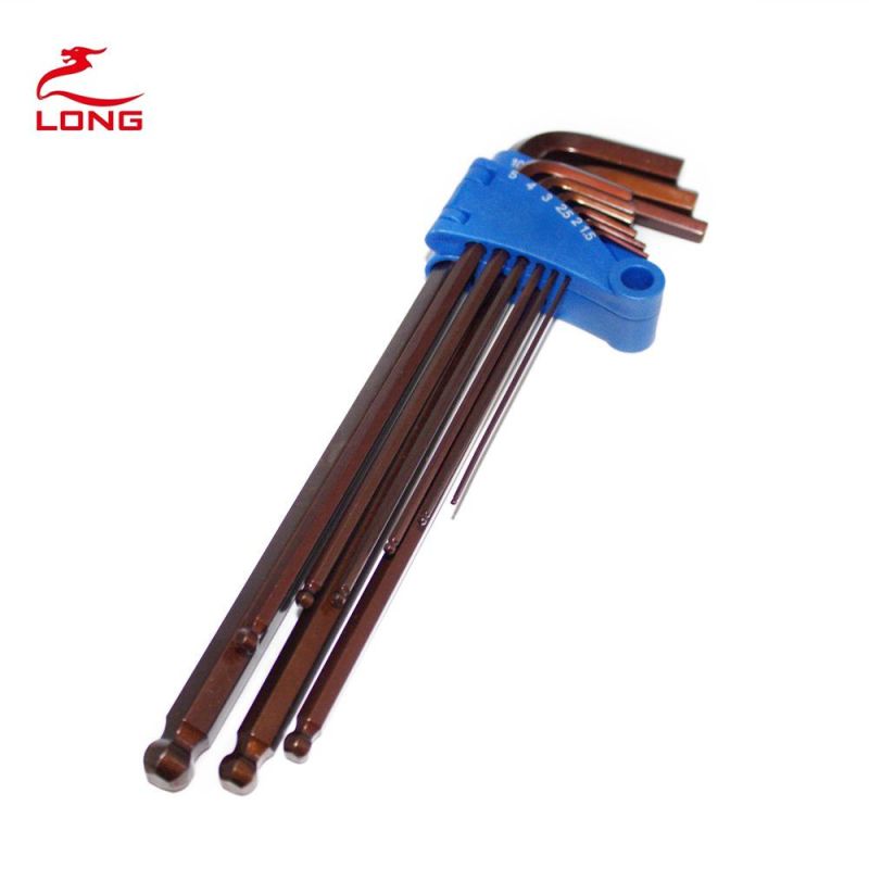 T-Shape Allen Hex Key in Brown Finish S2 Material for Install