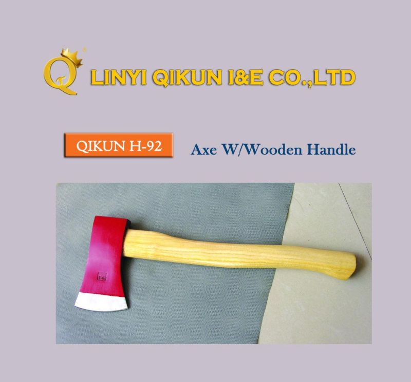 H-85 Construction Hardware Hand Tools Half Plastic Coated Handle A613 Axe