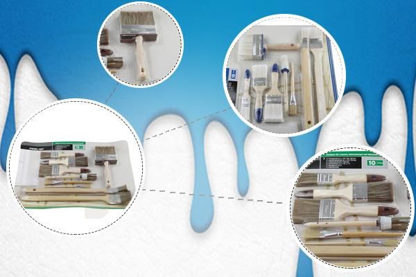 High Quality Wooden Handle Paint Brushes Set