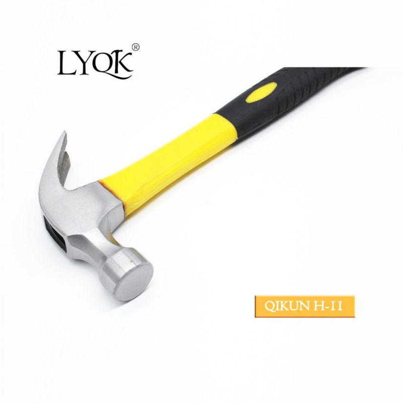 H-09 Construction Hardware Hand Tools Steel Handle Mirror Polished Incorporated Claw Hammer