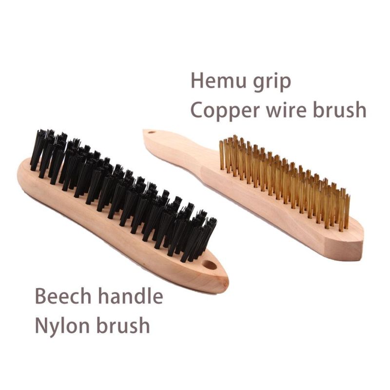 Handy Steel/Nylon/Brass Brush Set Suitable for Cleaning Paint