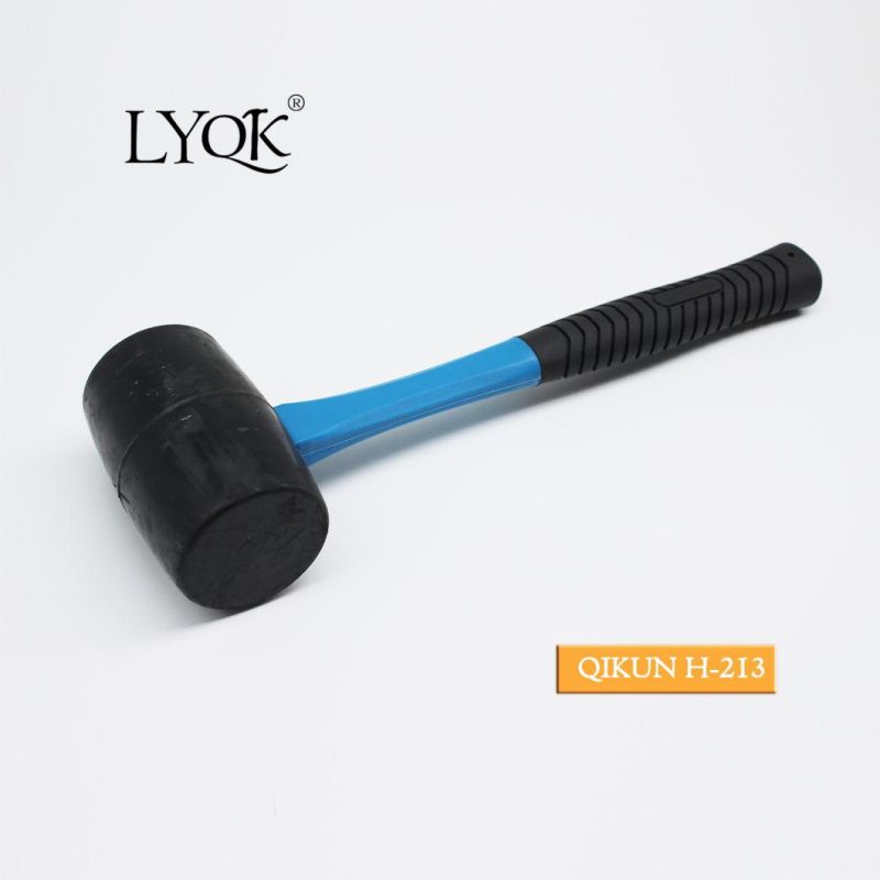 H-213 Construction Hardware Hand Tools Plastic Coated Handle German Type Stoning Stone Hammer