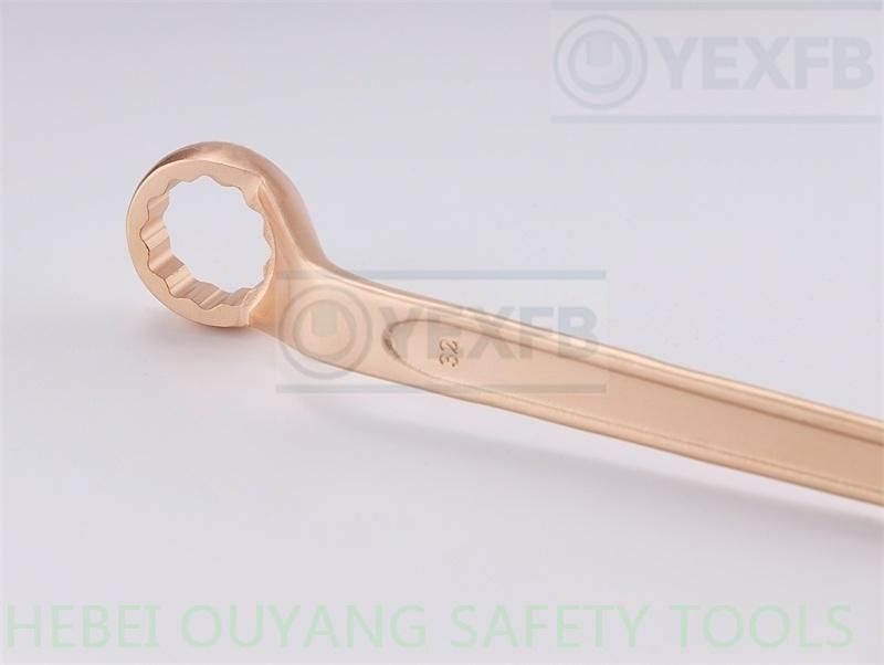 Non Sparking Wrench/Spanner, Double Ring End, 27*30mm Atex Tools