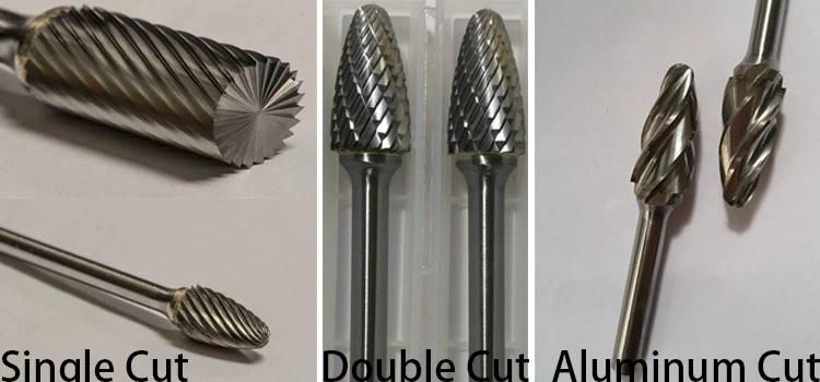 Ball Shape Single Cut SD Type Carbide Burrs Tungsten