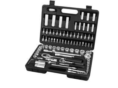 China Factory High Quality Hardware Tools Kit 1/4 &quot;, 1/2&quot; 94PCS Socket Set Hand Tool