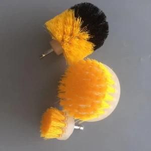 2&prime;&prime;/2/3.5&prime;&prime;/4&prime;&prime; Yellow/White/Black Electric Drill Brush Power Scrubber Kit&#160;